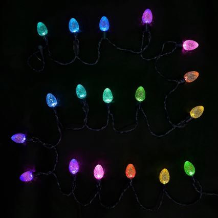 Twinkly - LED RGB Dimbaar buitenshuis Kerst lichtsnoer FACETED 80xLED 26,5 m IP44 Wi-Fi
