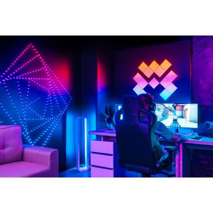 Twinkly - LED RGB Dimbare kerstketting DOTS 60xLED 7 m USB Wi-Fi