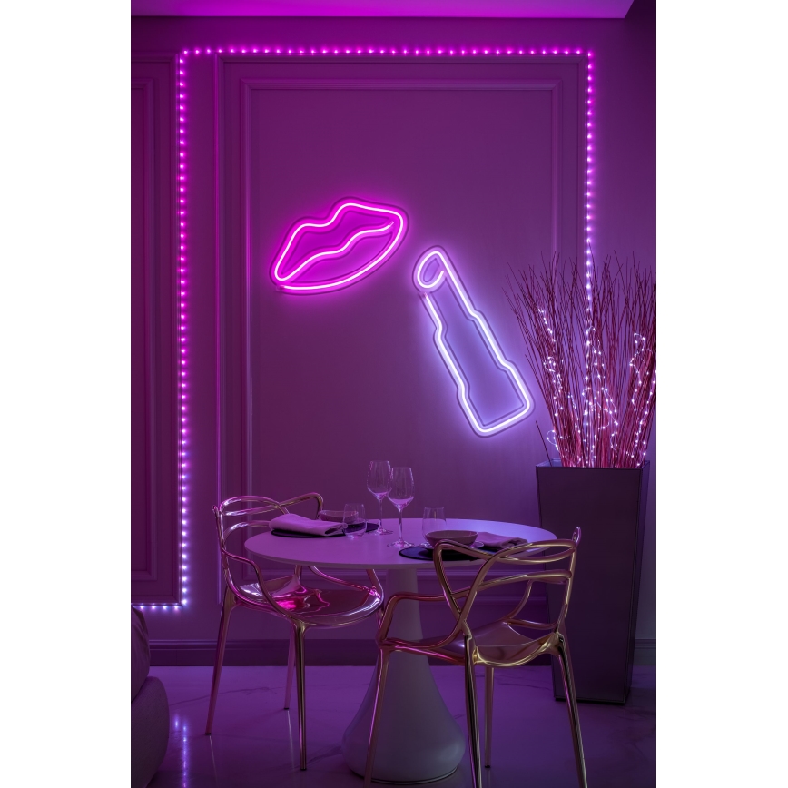 Twinkly - LED RGB Dimbare kerstketting DOTS 60xLED 7 m USB Wi-Fi