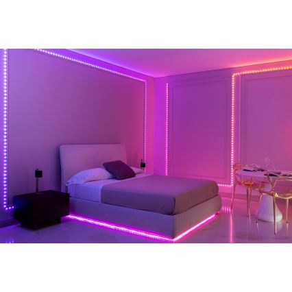 Twinkly - LED RGB Dimbare kerstketting DOTS 60xLED 7 m USB Wi-Fi