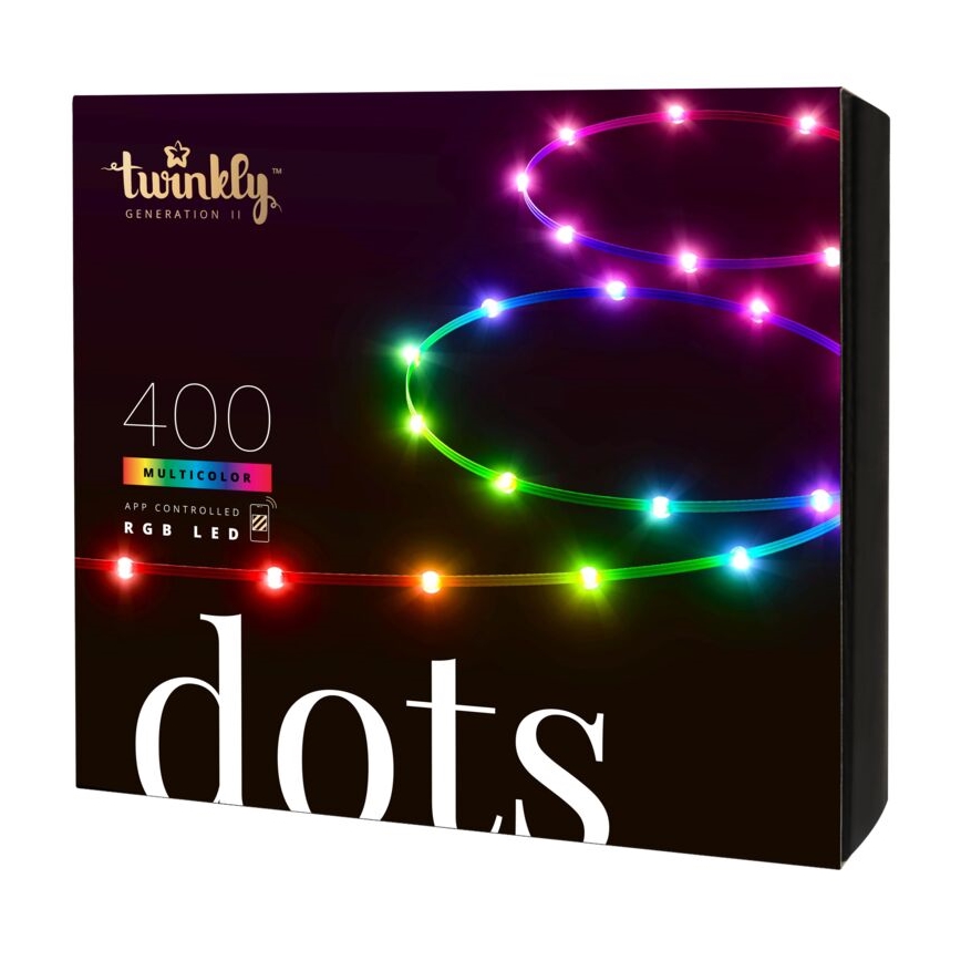 Twinkly - LED RGB Buiten dimbaar strip DOTS 400xLED 20 m IP44 Wi-Fi