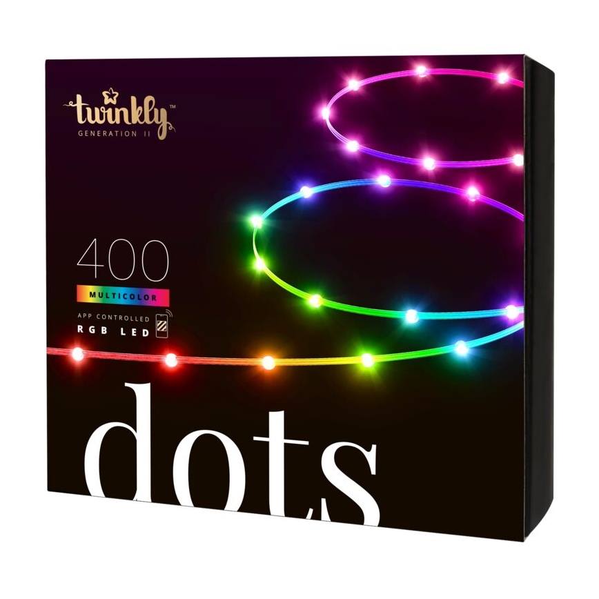 Twinkly - LED RGB Buiten dimbaar strip DOTS 400xLED 20 m IP44 Wi-Fi