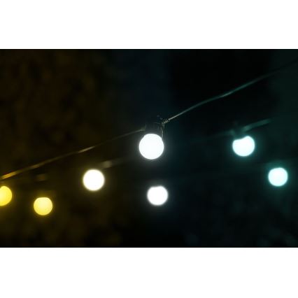 Twinkly - LED Dimbaar buitenshuis Decoratieve lichtsnoer FESTOON 20xLED 14m IP44 Wi-Fi