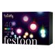 Twinkly - LED RGB Dimbaar buitenshuis Decoratieve lichtsnoer FESTOON 40xLED 24m IP44 Wi-Fi