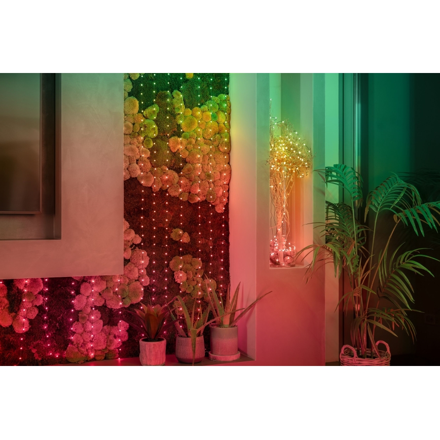 Twinkly - LED RGB Dimbaar Kerst lichtsnoer CANDIES 100xLED 8 m USB Wi-Fi