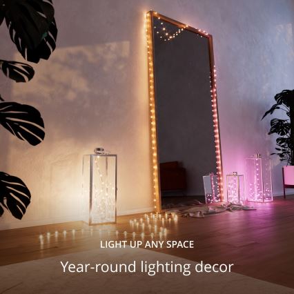 Twinkly - LED RGB Dimbaar Kerst lichtsnoer CANDIES 100xLED 8 m USB Wi-Fi