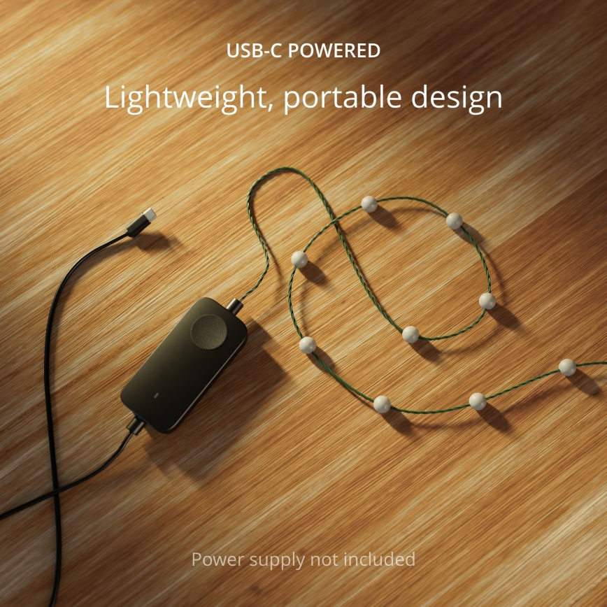 Twinkly - LED RGB Dimbaar Kerst lichtsnoer CANDIES 100xLED 8 m USB Wi-Fi