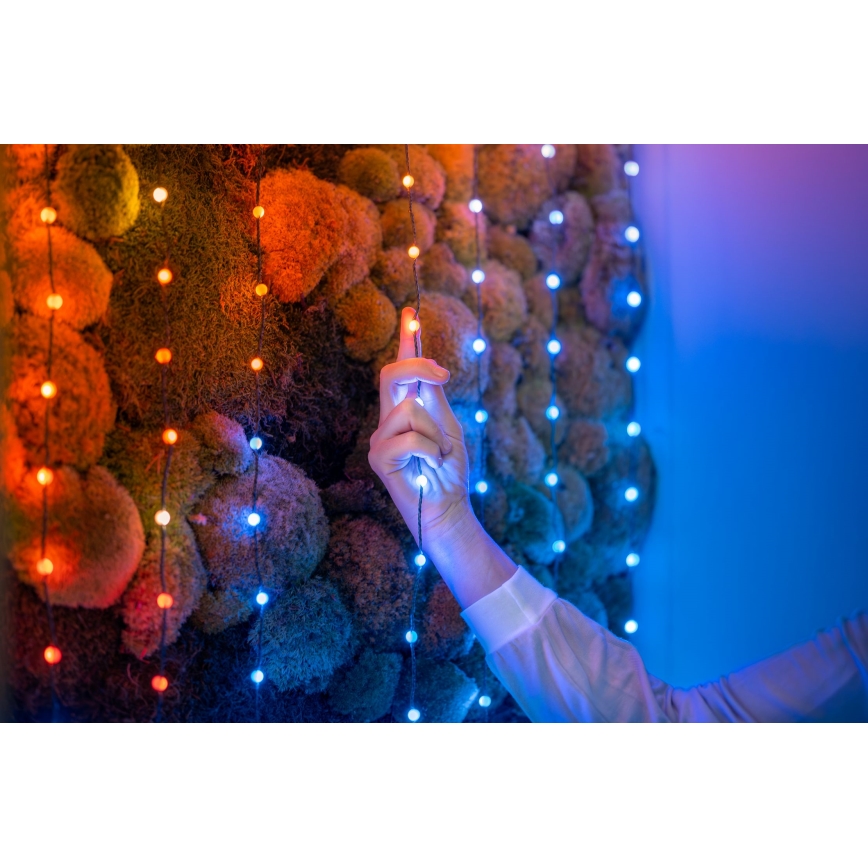 Twinkly - LED RGB Dimbaar Kerst lichtsnoer CANDIES 200xLED 14 m USB Wi-Fi