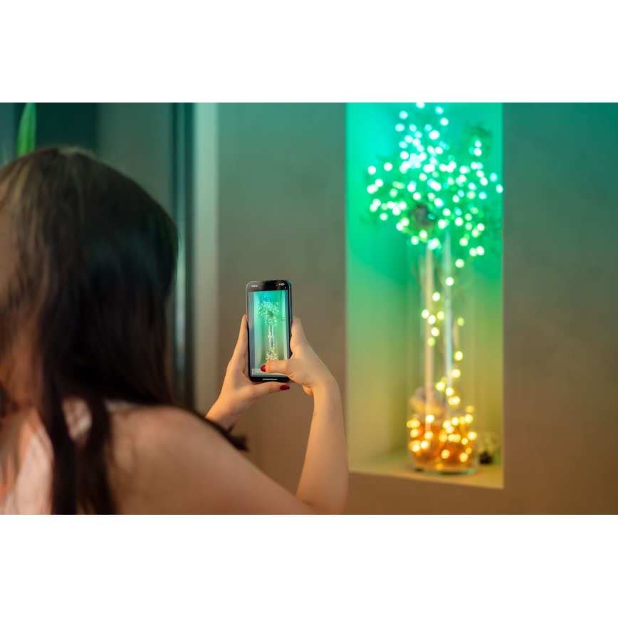 Twinkly - LED RGB Dimbaar Kerst lichtsnoer CANDIES 200xLED 14 m USB Wi-Fi