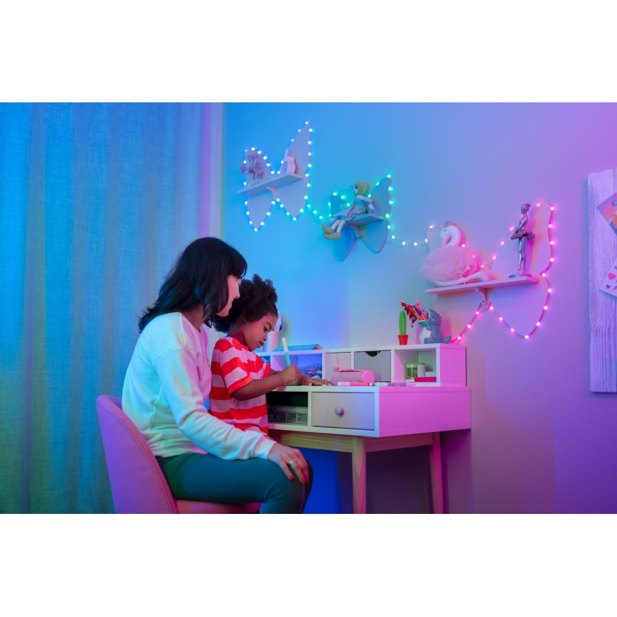Twinkly - LED RGB Dimbaar Kerst lichtsnoer CANDIES 200xLED 14 m USB Wi-Fi
