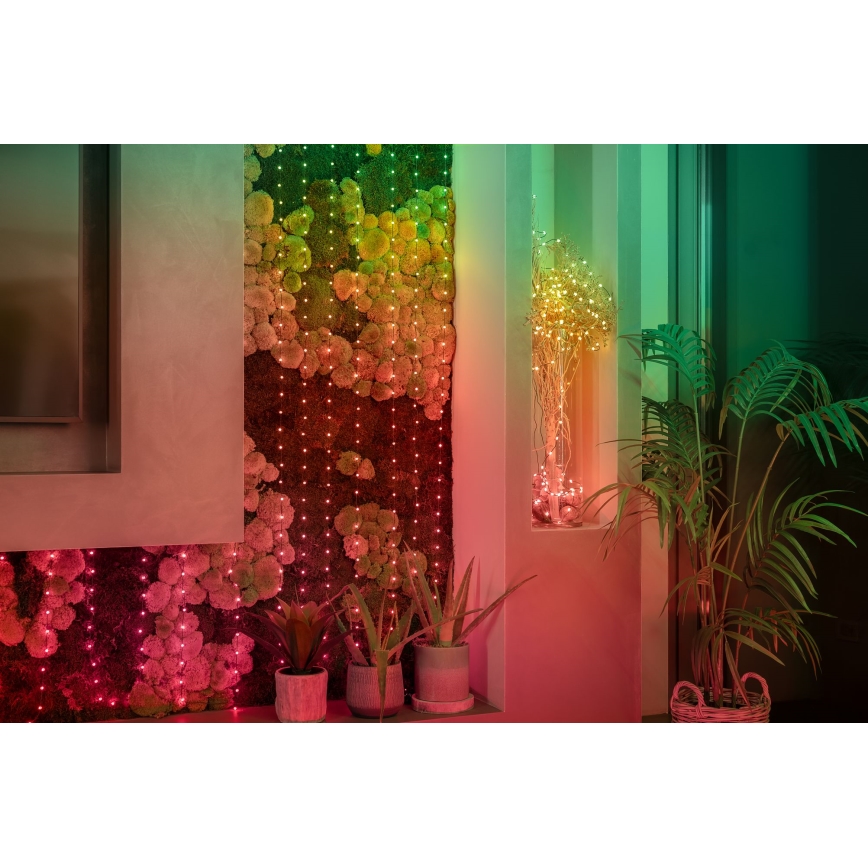 Twinkly - LED RGB Dimbaar Kerst lichtsnoer CANDIES 200xLED 14 m USB Wi-Fi