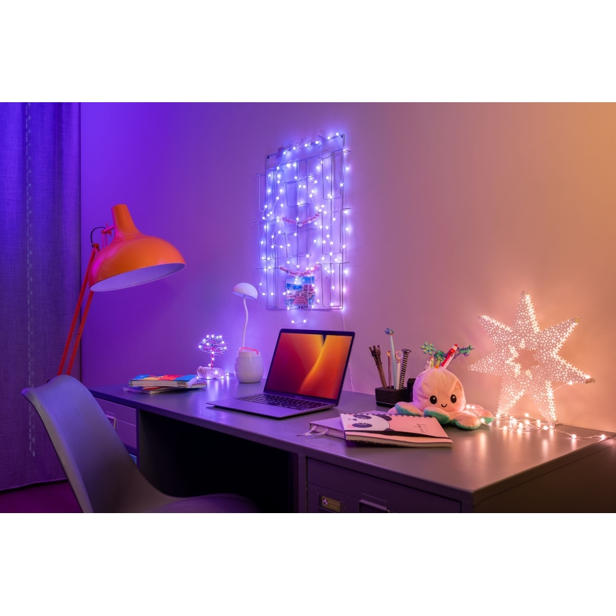 Twinkly - LED RGB Dimbaar Kerst lichtsnoer CANDIES 200xLED 14 m USB Wi-Fi