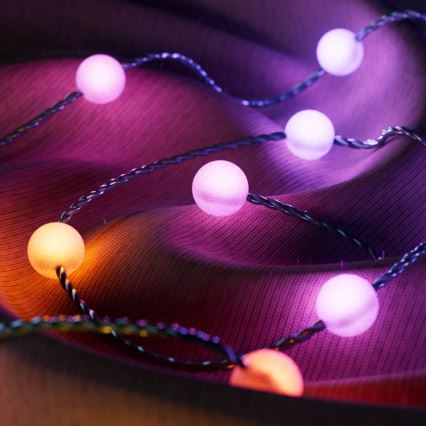 Twinkly - LED RGB Dimbaar Kerst lichtsnoer CANDIES 200xLED 14 m USB Wi-Fi