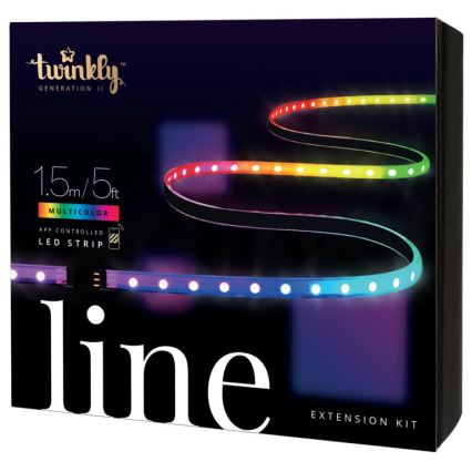 Twinkly - LED RGB Verlenging dimbaar strip LINE 100xLED 1,5 m Wi-Fi