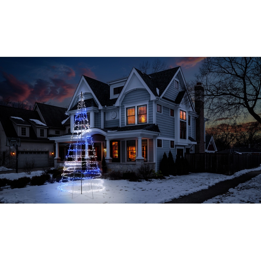 Twinkly - LED RGBW Dimmerbar buiten kerstboom LIGHT TREE 1000xLED 6 m IP44 Wi-Fi