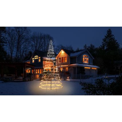 Twinkly - LED RGBW Dimmerbar buiten kerstboom LIGHT TREE 1000xLED 6 m IP44 Wi-Fi