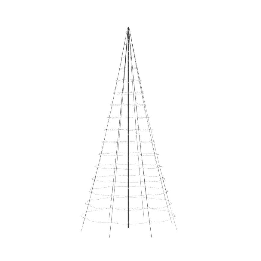 Twinkly - LED RGBW Dimmerbar buiten kerstboom LIGHT TREE 1000xLED 6 m IP44 Wi-Fi