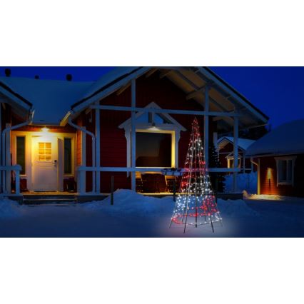 Twinkly - LED RGBW Dimbare buitenkerstboom LIGHT TREE 300xLED 2m IP44 Wi-Fi