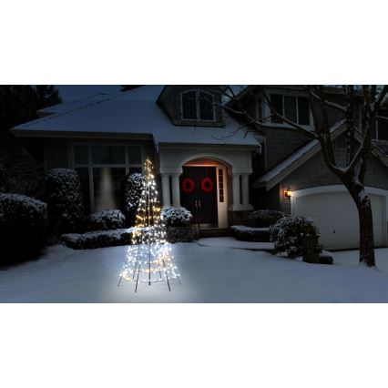 Twinkly - LED RGBW Dimbare buitenkerstboom LIGHT TREE 300xLED 2m IP44 Wi-Fi