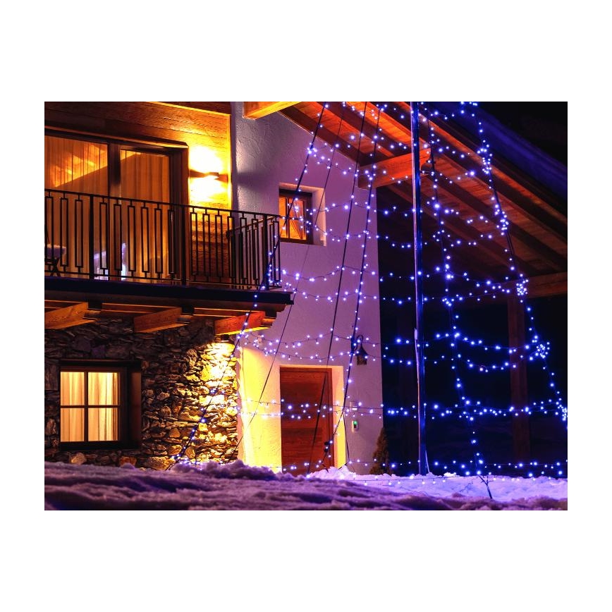 Twinkly - LED RGBW Dimbaar buitenshuis Kerstboom LIGHT TREE 450xLED 3m IP44 Wi-Fi