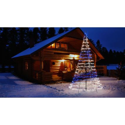 Twinkly - LED RGBW dimbare buitenkerstboom LIGHT TREE 750xLED 4m IP44 Wi-Fi