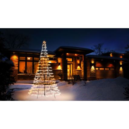 Twinkly - LED RGBW dimbare buitenkerstboom LIGHT TREE 750xLED 4m IP44 Wi-Fi