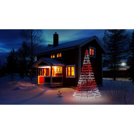 Twinkly - LED RGBW dimbare buitenkerstboom LIGHT TREE 750xLED 4m IP44 Wi-Fi