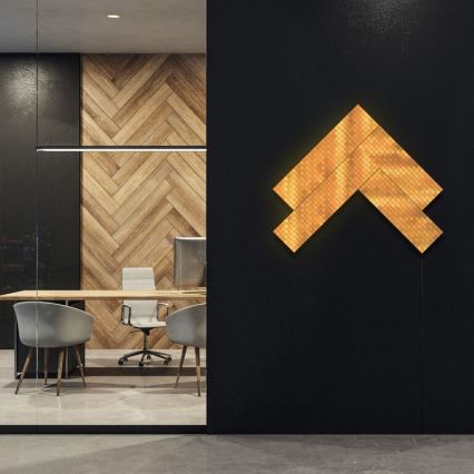 Twinkly - LED RGB Dimbaar lichtpaneel SQUARES 64xLED 16x16 cm Wi-Fi