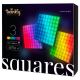 Twinkly - SET 3xLED RGB Dimbaar lichtpaneel SQUARES 64xLED 16x16 cm Wi-Fi
