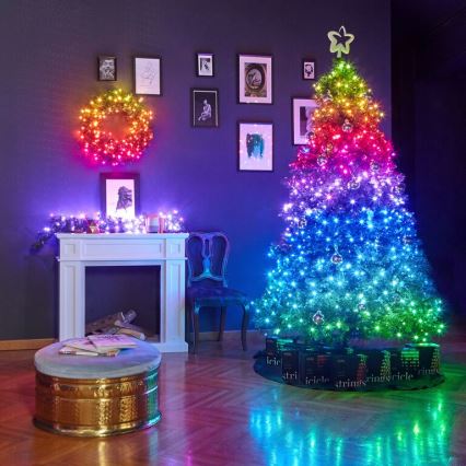 Twinkly - LED RGBW Dimbare buiten kerstverlichting STRINGS 250xLED 23,5m IP44 Wi-Fi