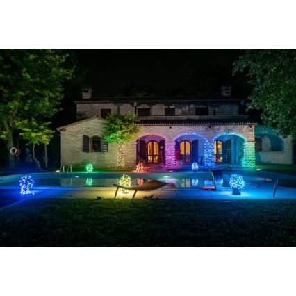 Twinkly - LED RGBW Dimbare buiten kerstverlichting STRINGS 250xLED 23,5m IP44 Wi-Fi