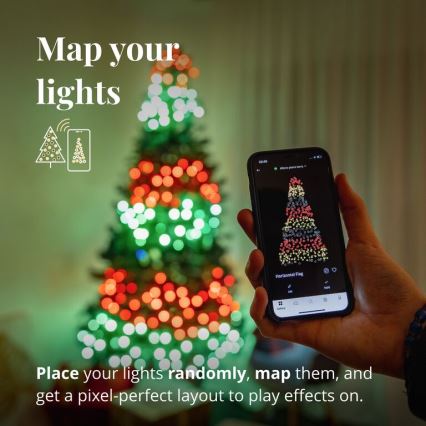 Twinkly - LED RGBW Dimbare buiten kerstverlichting STRINGS 250xLED 23,5m IP44 Wi-Fi