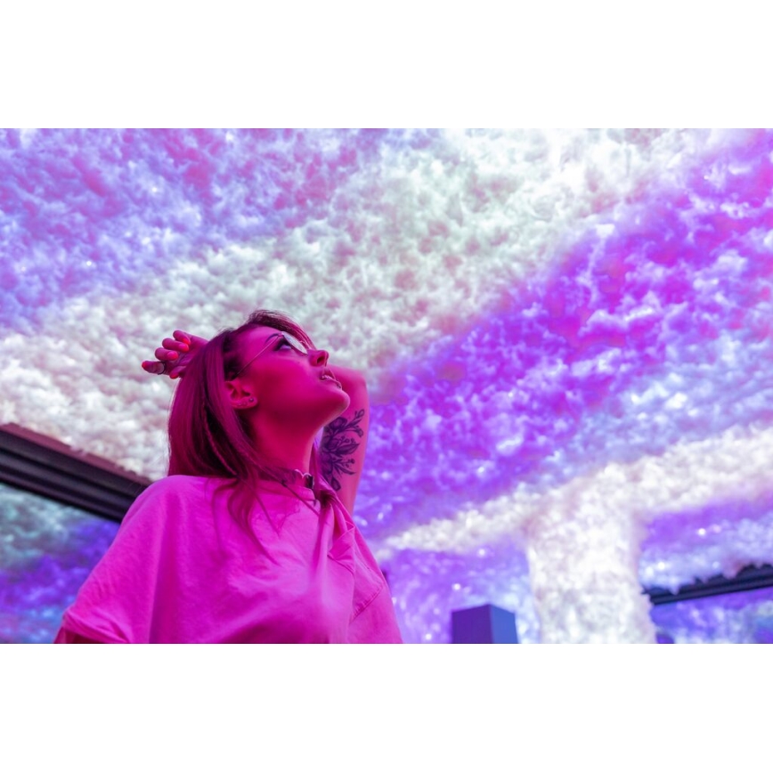 Twinkly - LED RGBW dimbaar buitenlichtsnoer STRINGS 250 LEDs 23,5 m IP44 Wi-Fi