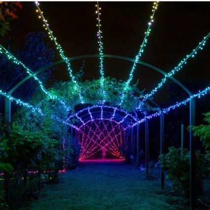Twinkly - LED RGBW Dimbaar buitenshuis Kerst lichtsnoer STRINGS 250xLED 23,5m IP44 Wi-Fi
