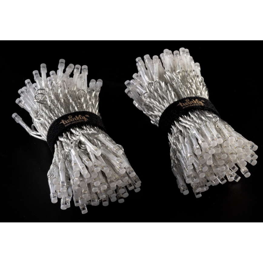 Twinkly - LED RGBW Dimbaar buitenlichtsnoer STRINGS 250xLED 23,5m IP44 Wi-Fi