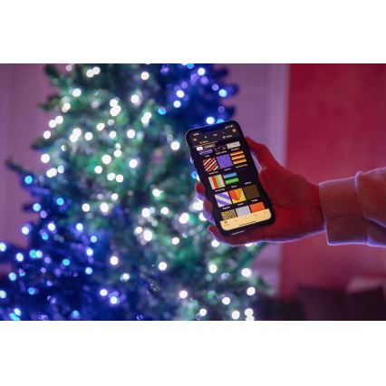 Twinkly - LED RGB Dimbaar buitenshuis Kerst lichtsnoer STRINGS 250xLED 23,5m IP44 Wi-Fi