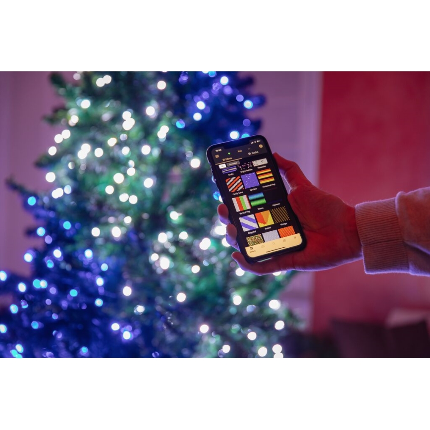 Twinkly - LED RGB Dimbaar buitenshuis Kerst lichtsnoer STRINGS 250xLED 23,5m IP44 Wi-Fi