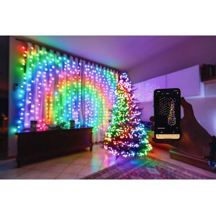 Twinkly - LED RGB Dimbaar buitenshuis Kerst lichtsnoer STRINGS 250xLED 23,5m IP44 Wi-Fi