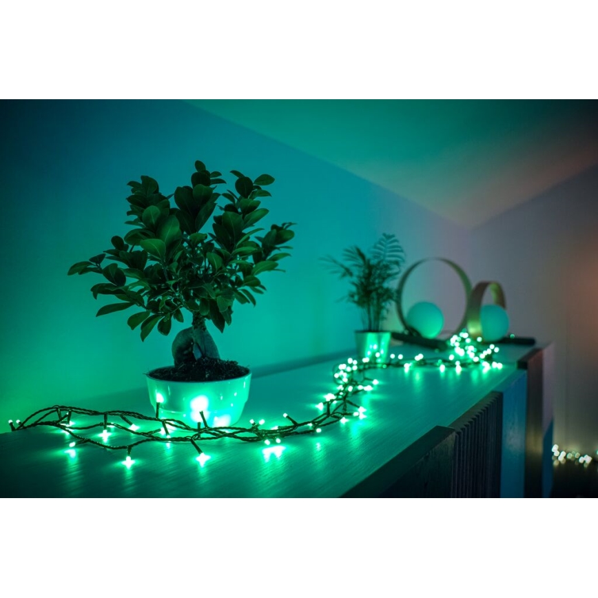 Twinkly - LED RGB Dimbaar buitenshuis Kerst lichtsnoer STRINGS 250xLED 23,5m IP44 Wi-Fi