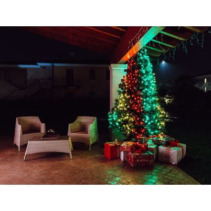 Twinkly - LED RGB Dimbaar buitenshuis Kerst lichtsnoer STRINGS 250xLED 23,5m IP44 Wi-Fi