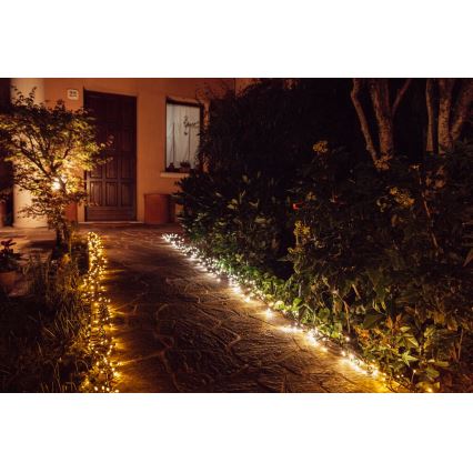 Twinkly - LED Dimbaar buitenshuis Kerst lichtsnoer STRINGS 400xLED 35,5m IP44 Wi-Fi