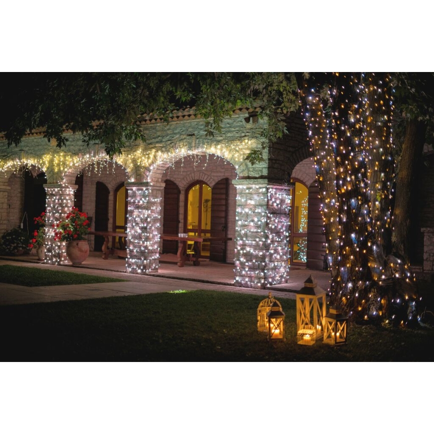 Twinkly - LED Dimbaar buitenshuis Kerst lichtsnoer STRINGS 400xLED 35,5m IP44 Wi-Fi