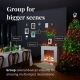 Twinkly - LED RGB Dimbaar buitenshuis Kerst lichtsnoer STRINGS 600xLED 51,5m IP44 Wi-Fi