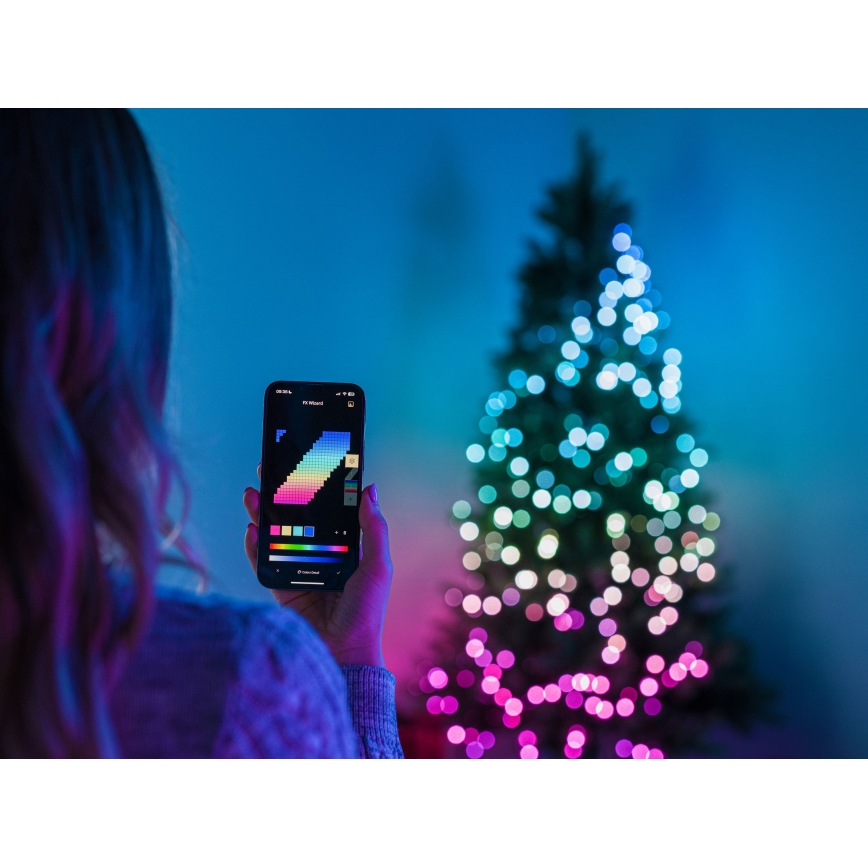 Twinkly - LED RGB Dimbaar buitenshuis Kerst lichtsnoer STRINGS 750xLED 63,5m IP44 Wi-Fi