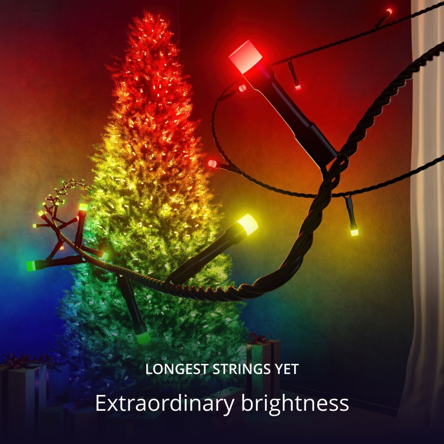 Twinkly - LED RGB Dimbaar buitenshuis Kerst lichtsnoer STRINGS 750xLED 63,5m IP44 Wi-Fi