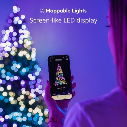 Twinkly - LED RGB Dimbaar buitenshuis Kerst lichtsnoer STRINGS 750xLED 63,5m IP44 Wi-Fi