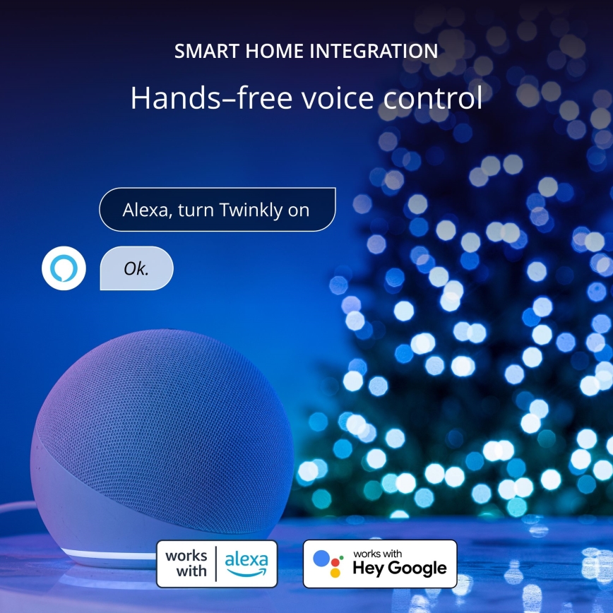 Twinkly - LED RGB Dimbaar Kerstmis ster TREE TOPPER 76xLED USB Wi-Fi