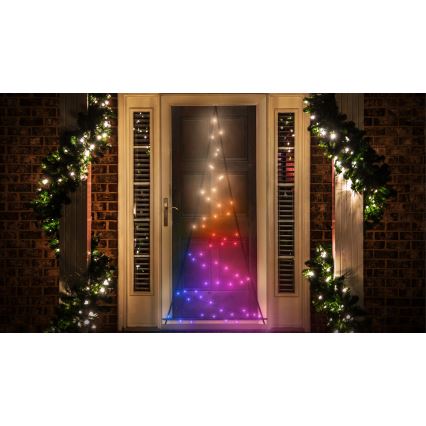 Twinkly - LED RGBW Dimbaar buitenshuis Kerstboom LIGHT TREE 70xLED IP44 Wi-Fi