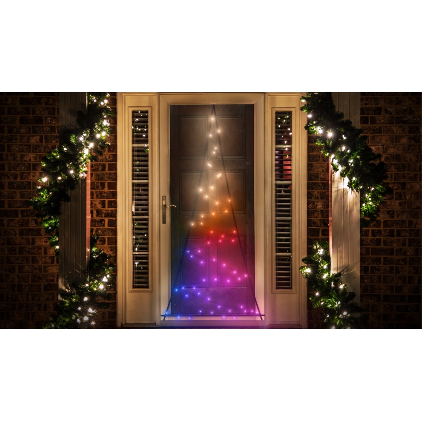 Twinkly - LED RGBW Dimbaar buitenshuis Kerstboom LIGHT TREE 70xLED IP44 Wi-Fi