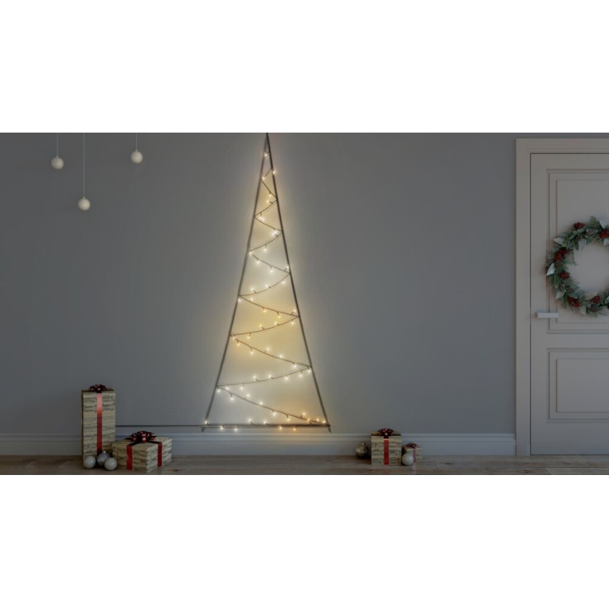 Twinkly - LED RGBW Dimbaar buitenshuis Kerstboom LIGHT TREE 70xLED IP44 Wi-Fi